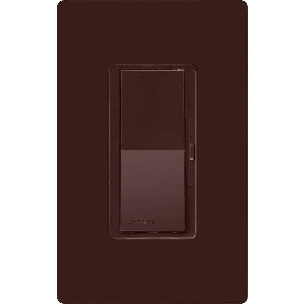 Lutron Diva Led+ Dimmer Switch For Dimmable Led  Halogen And Incandescent Bulbs  150W/Single-Pole Or 3-Way  Dvcl-153P-Br  Brown