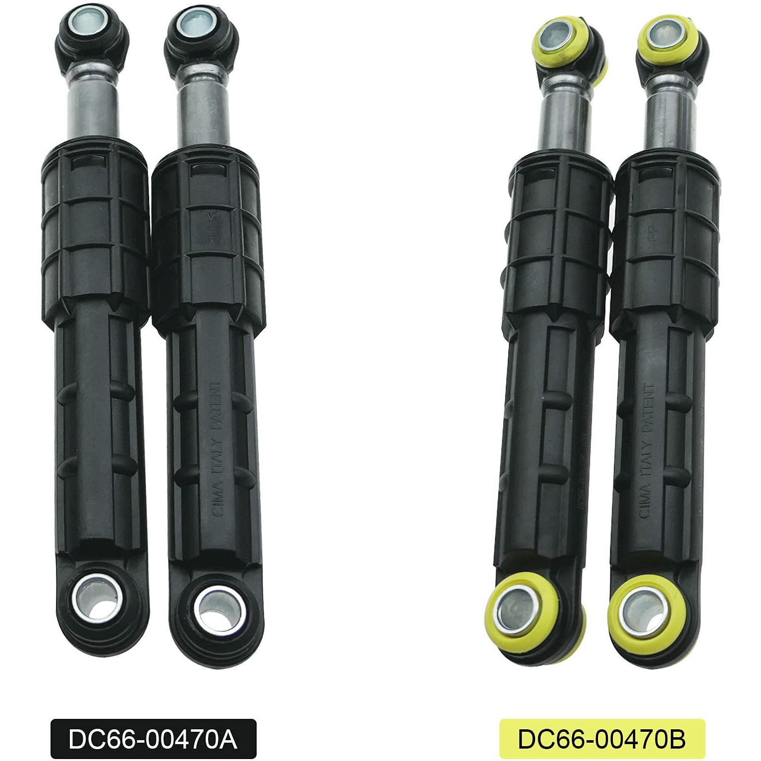 Washer Shock Absorber 4 Pack Compatible With Samsung Washing Machines Ap4206426 2020946 Dc66-00470A Dc66-00470B Dc66-00650C Dc66-00650D