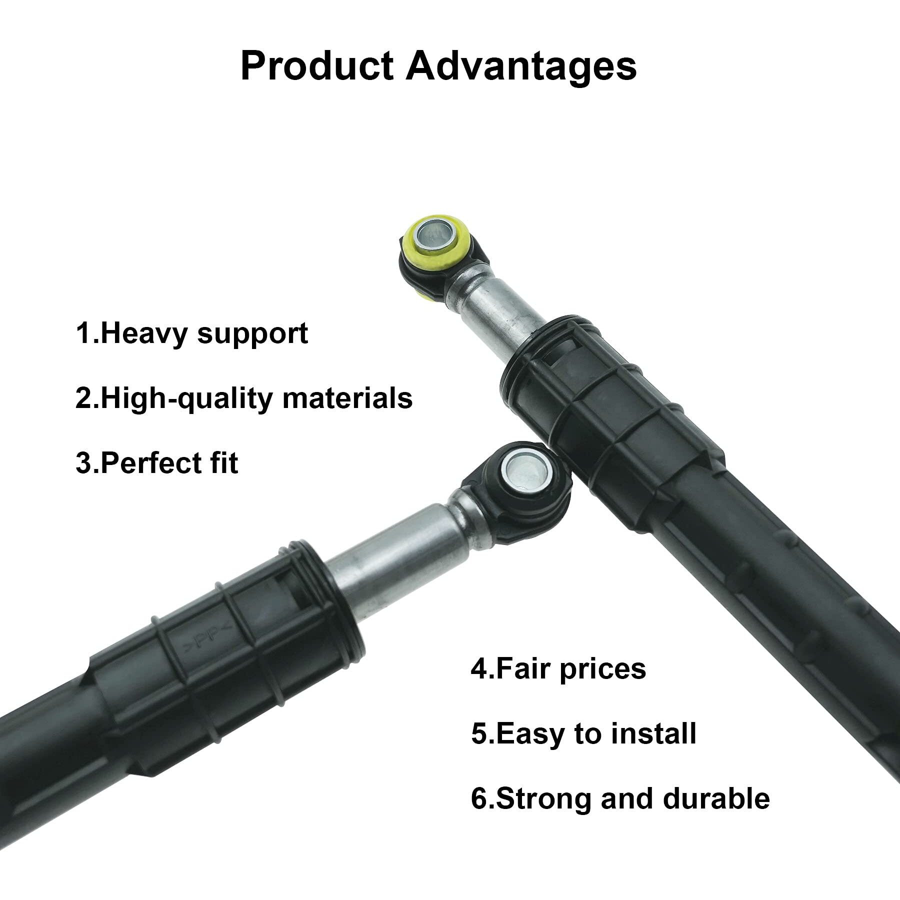 Washer Shock Absorber 4 Pack Compatible With Samsung Washing Machines Ap4206426 2020946 Dc66-00470A Dc66-00470B Dc66-00650C Dc66-00650D