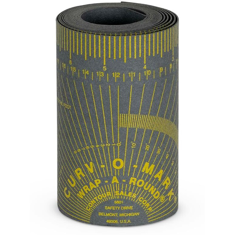 Jackson Safety Flexible Wrap-A-Round Pipe Marking Tool  4"" To 12"" Pipe Diameter  Gray  Xl  14766
