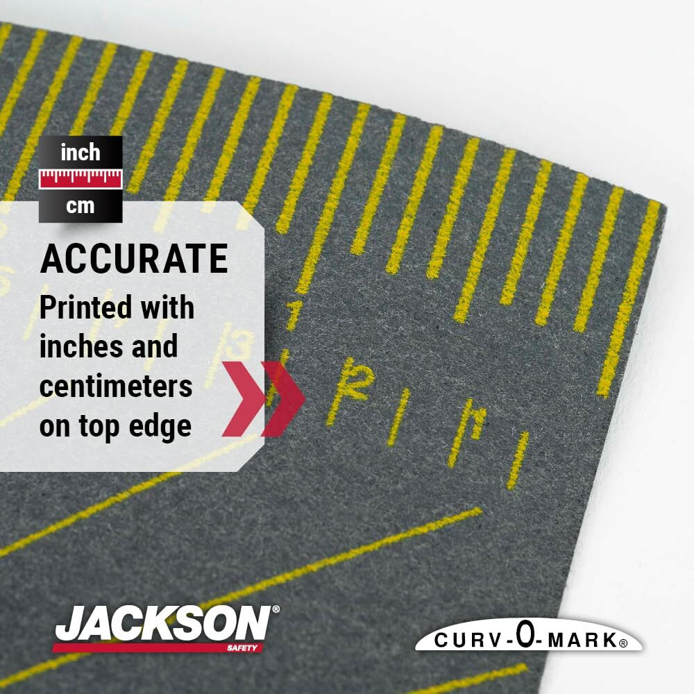Jackson Safety Flexible Wrap-A-Round Pipe Marking Tool  4"" To 12"" Pipe Diameter  Gray  Xl  14766