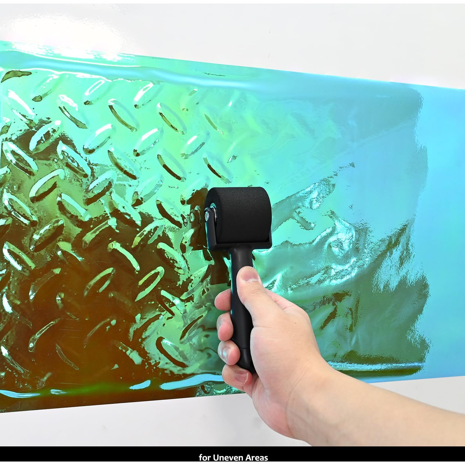 Ehdis Sponge Seam Roller 2Pcs Sewing Seam Rippers Paint Rollers  Small Paint Roller Tool Vinyl Wheel Roller For Wall Painting Car Wraps  Film Tinting Or Wallpaper  Print  Ink And Stamping Roller Tool