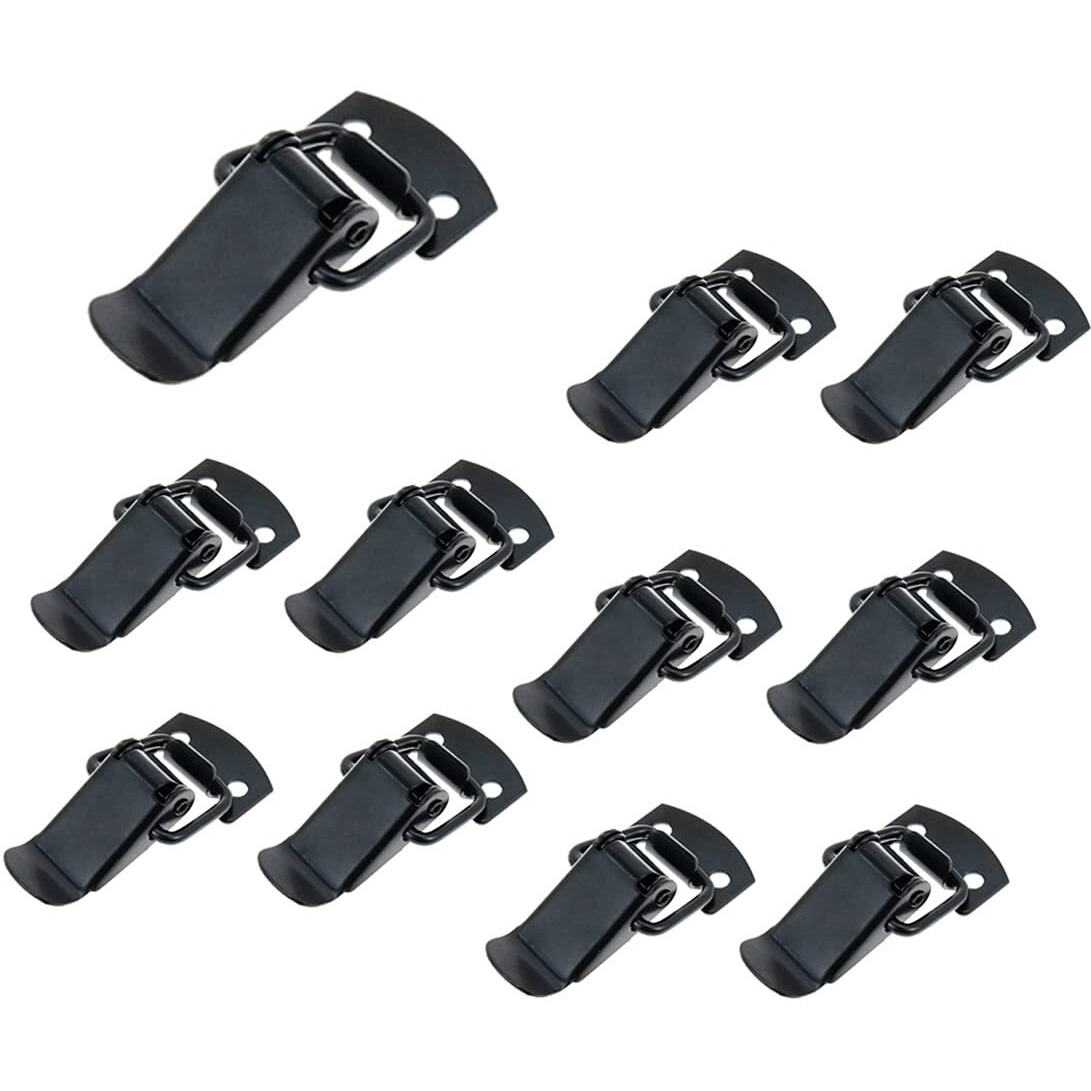 Rannb Toggle Latch Mini Size Stainless Steel Latch For Toolbox  Cases  Chests - 10Pcs