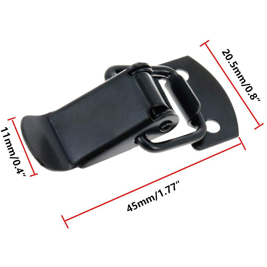 Rannb Toggle Latch Mini Size Stainless Steel Latch For Toolbox  Cases  Chests - 10Pcs
