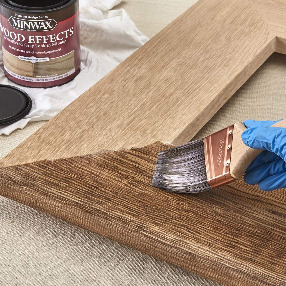 Qt Minwax 40414 Charred Black Wood Effects Water-Based Wood Accelerator