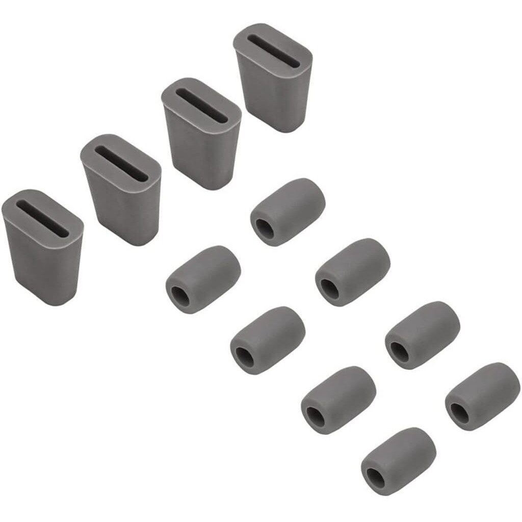 Ruvati Rinse Grid Bumpers (8 Qty) And Feet (4 Qty) Set - Grey - Rva11019