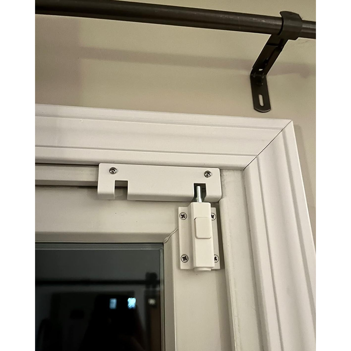 Sdgina 2 Pack Sliding Door Security Lock  Sliding Patio Door Lock For Glass Doors  Safety Foot Locks