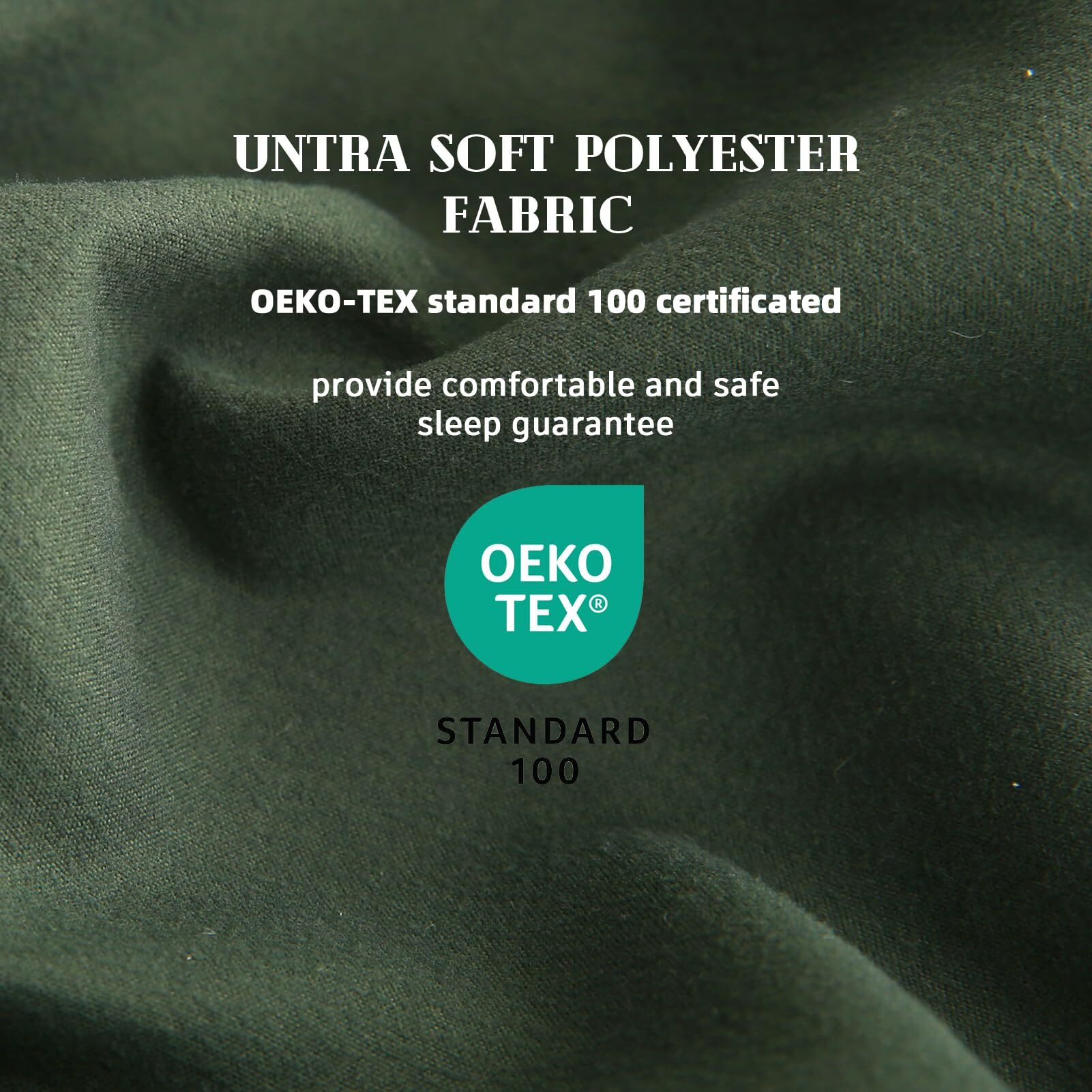 Downcool Comforters Queen Size  Duvet Insert Green All Season Duvet  Lightweight Quilt  Down Alternative Hotel Comforter With Corner Tabs (Green  Queen 88X92 Inches)