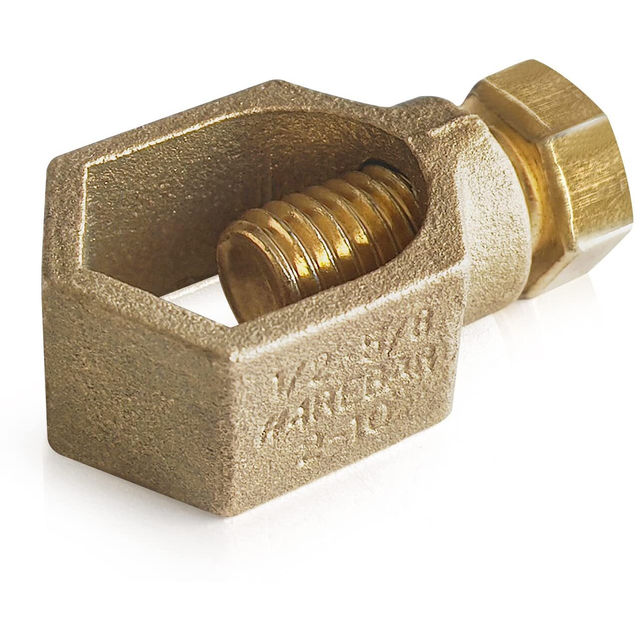 Copper Ground Rod Clamp  Great For 1/2 - 5/8 Grounding Rods (2  Cp58 (1/2''-5/8''))