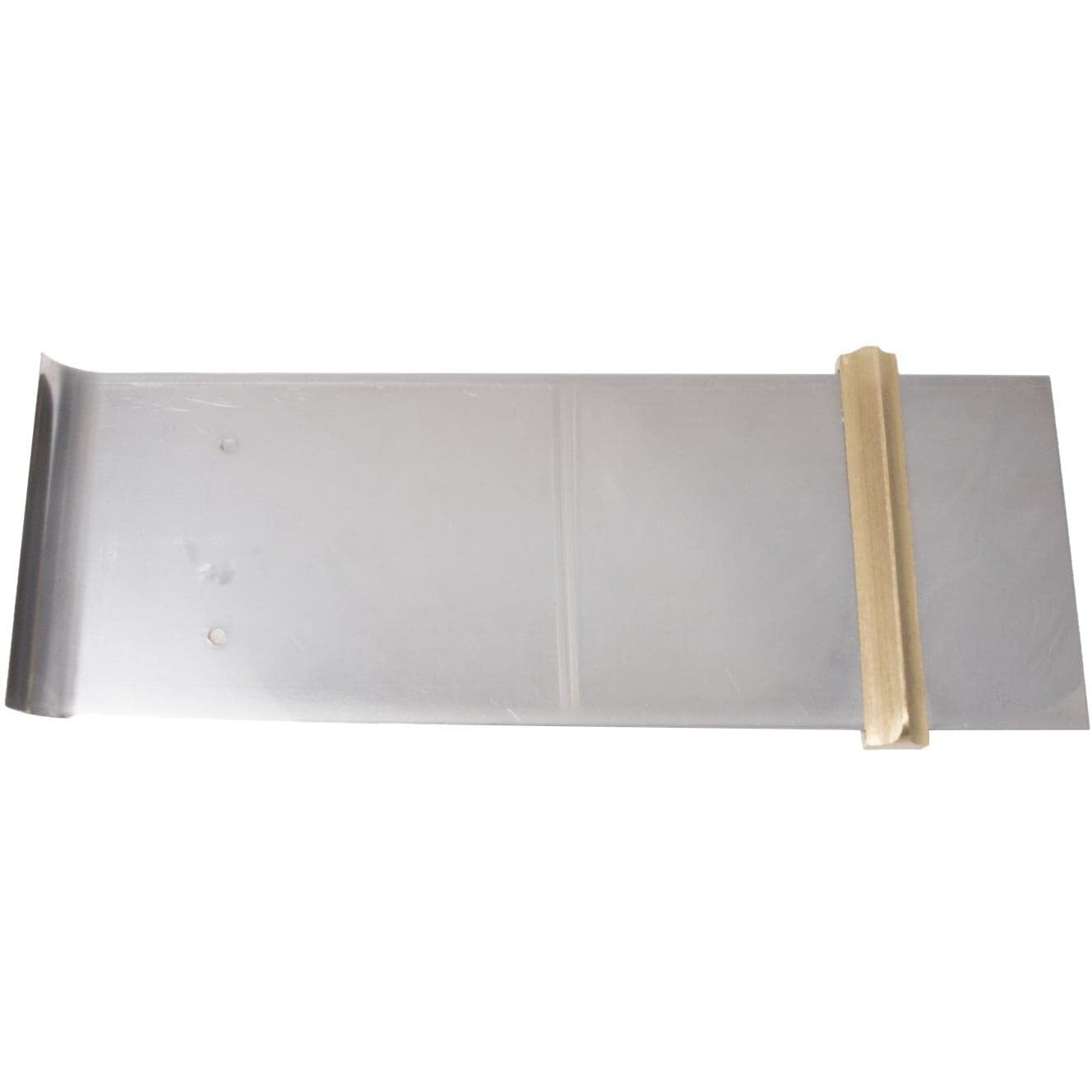 Marshalltown Stainless Steel Hand Edger With Adjustable Groover  Concrete  Curved  14 Inch By 5 Inch  1/2 Inch Edger Radius  1/2 Inch Bit Depth  Durasoft Handle  Made In The Usa  3489D