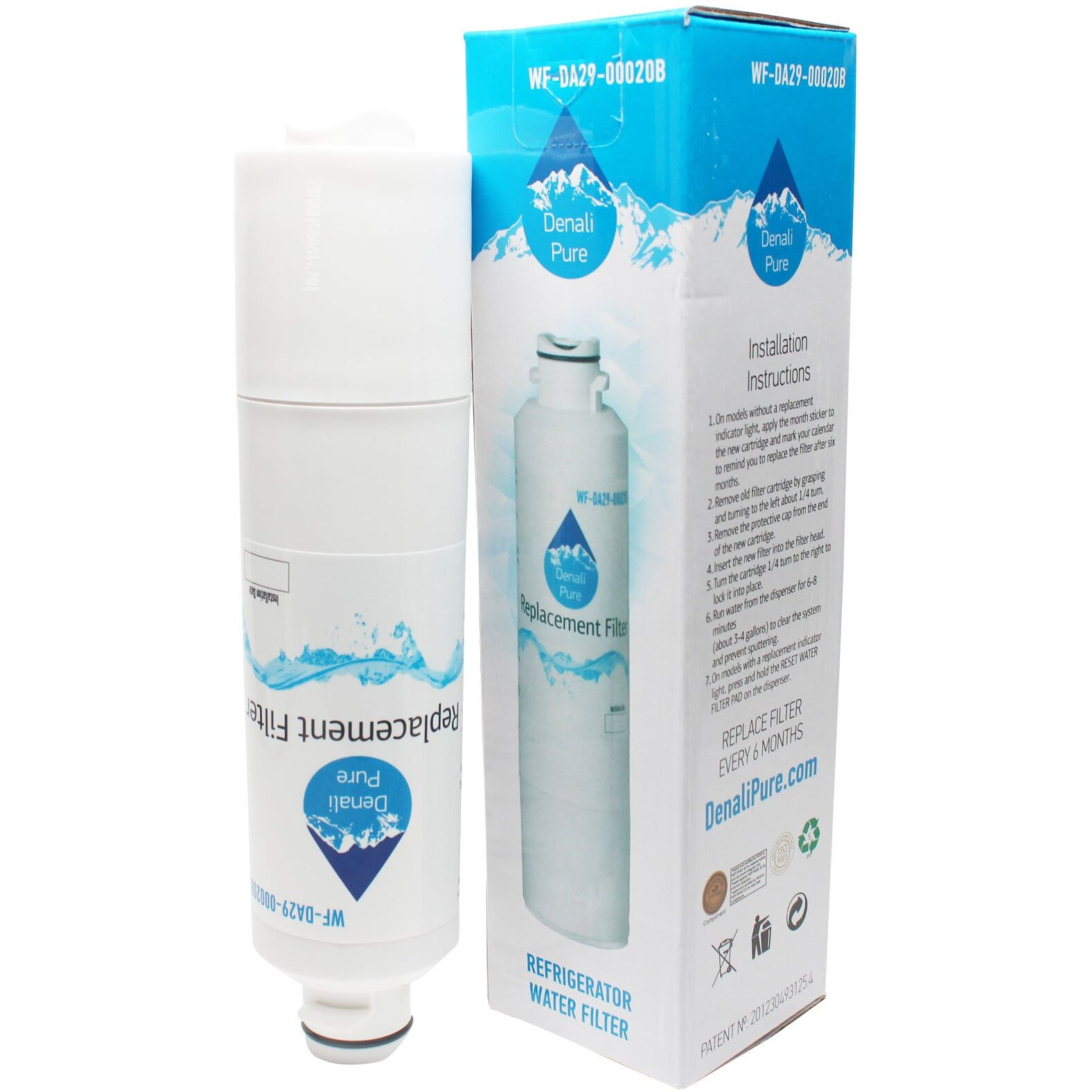 Replacement Da-29-00020B Water Filter For Samsung Refrigerators - Compatible With Samsung Rf4287Hars  Da29-00020B  Rf24Fsedbsr  Rf31Fmesbsr  Rf25Hmedbsr  Rs265Tdrs  Rh29H9000Sr  Rf260Beaesr