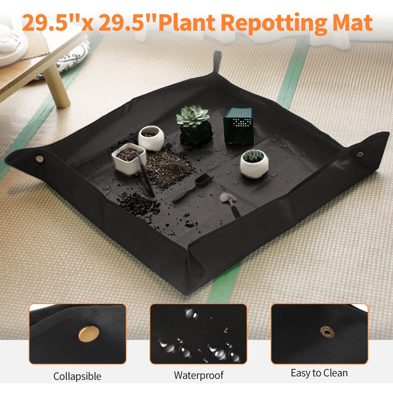 Bonsai Tree Kit  20 Pcs Gardening Succulent Tools Set  Bonsai Tool Kit Include 262 Feet Bonsai Wire  29.5"&quotX29.5"" Plant Repotting Mat  Bonsai Scissors  Pruning Shears  Unique Gift For Indoor Gardening