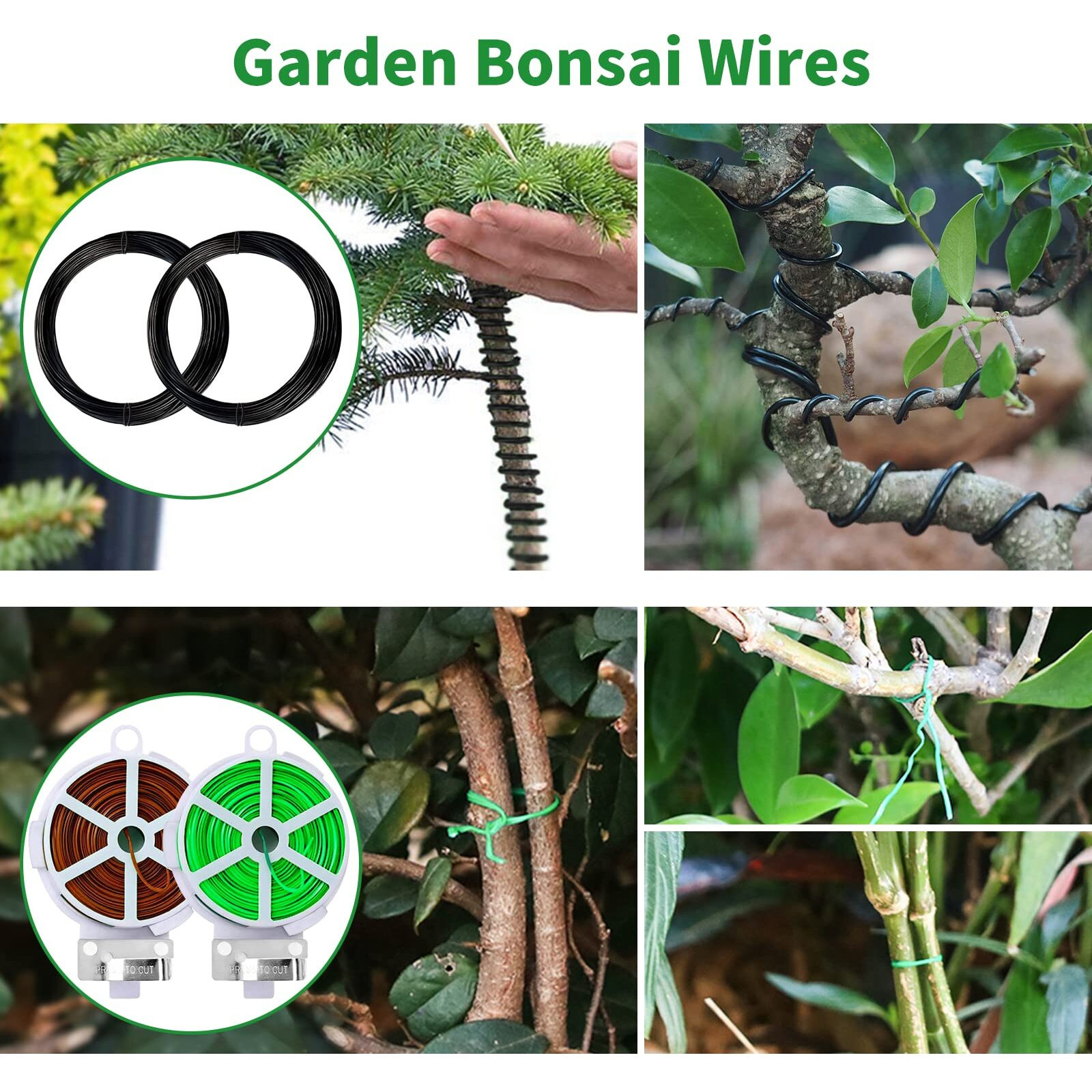 Bonsai Tree Kit  20 Pcs Gardening Succulent Tools Set  Bonsai Tool Kit Include 262 Feet Bonsai Wire  29.5"&quotX29.5"" Plant Repotting Mat  Bonsai Scissors  Pruning Shears  Unique Gift For Indoor Gardening