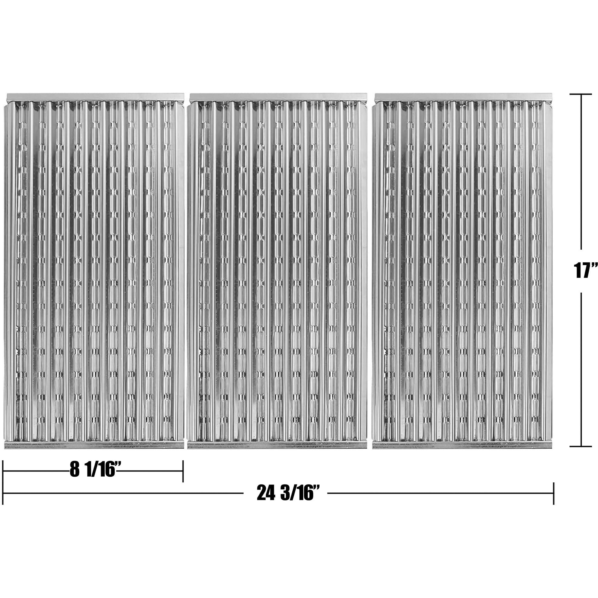 Hongso 17"" Emitter Grates For Charbroil Professional Signature Commercial Series Tru-Infrared 3 Burner Grills 463242515 466242515 466242516 463367016 463242516 463355220  G466-2400-W1