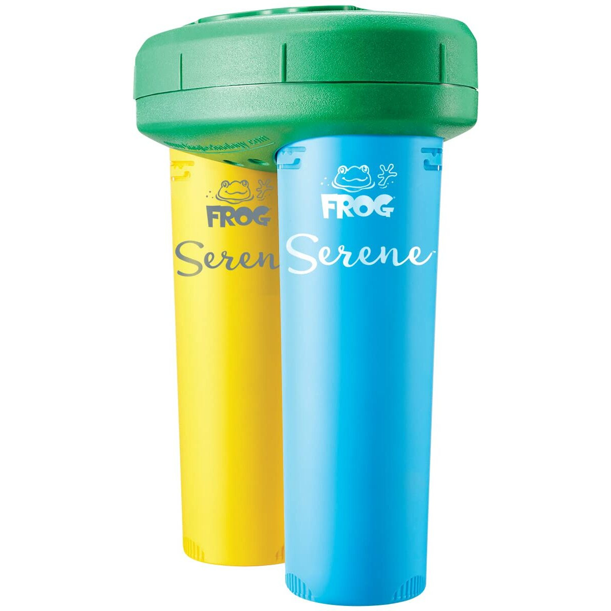 Frog Serene Cartridge Kit For Hot Tubs For Use Only With Frog Serene Floating Sanitizing Systems For Spas Up To 600 Gallons  Includes Frog Serene Mineral Cartridge And 3 Frog Serene Bromine Cartridges