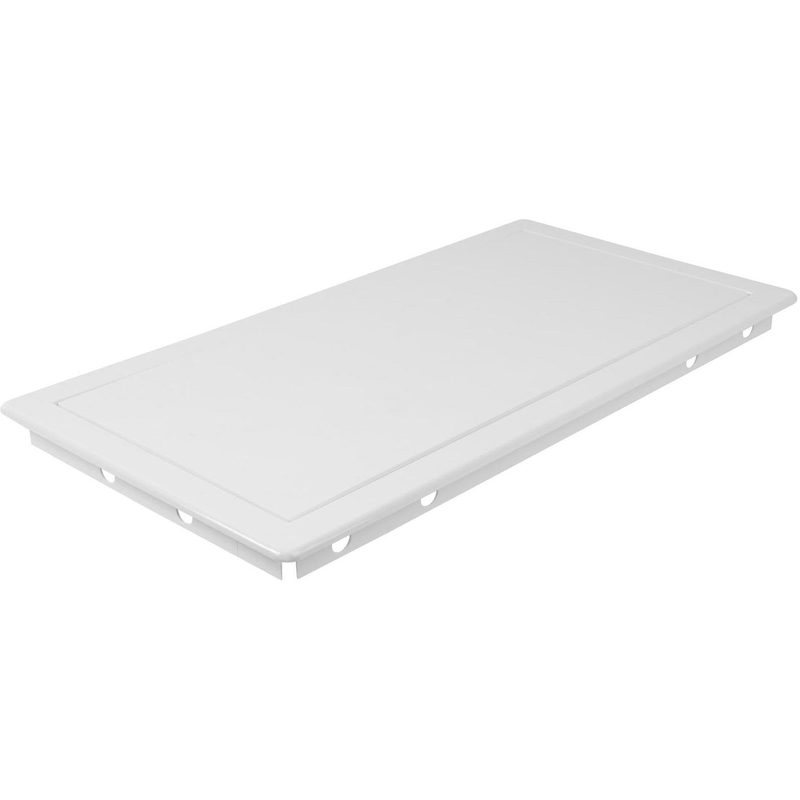 Hvac Ov 8 X 16 Inch White Rectangular Abs Plastic Plumbing Access Panel - Indoor Wall Access Door For Hvac  Wall  Ceiling  And Drywall With Door - Opening Box Door Cover - Easy To Install