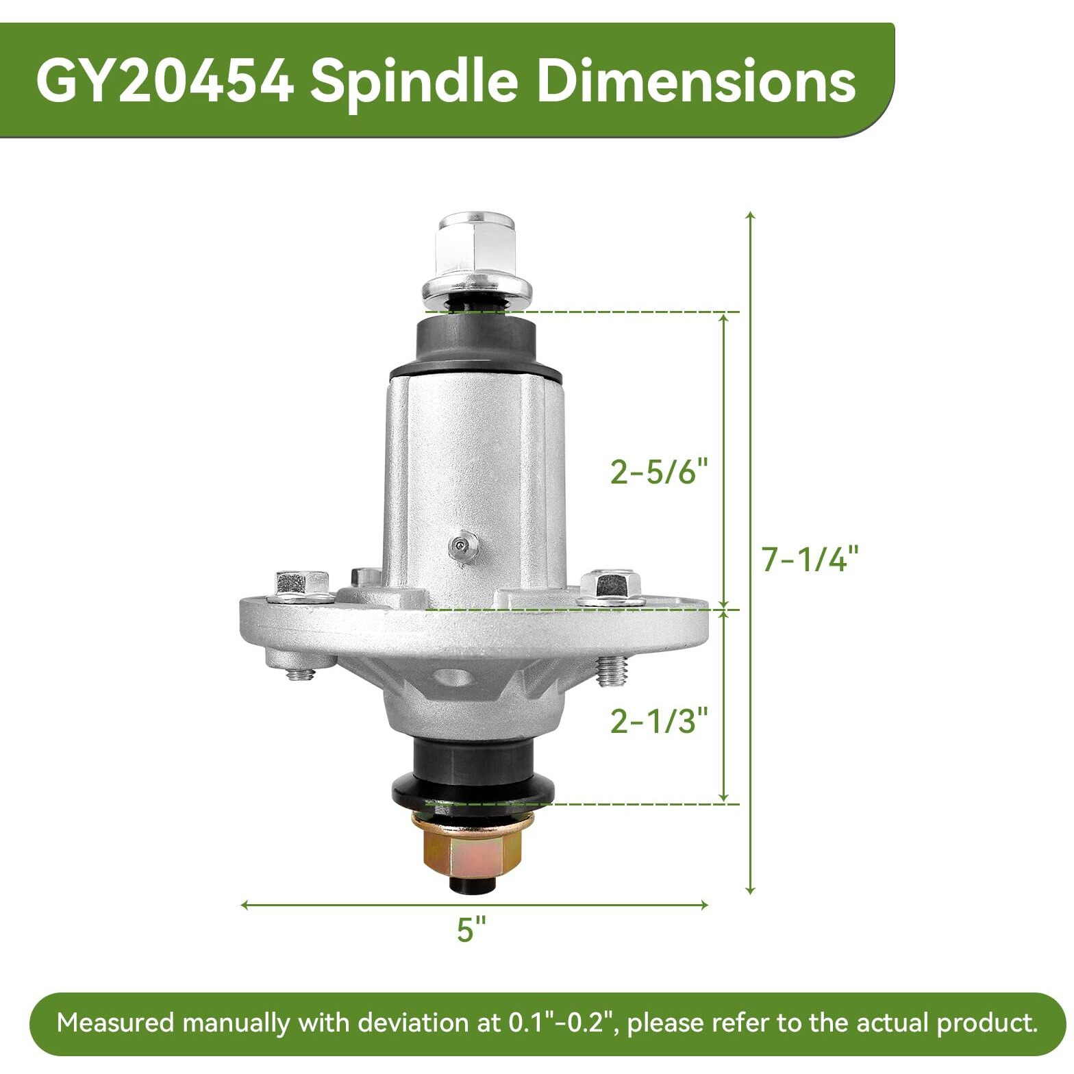 Gy20454 Spindle Fit For John Deere Mower - Gy20962 Spindle Assembly Fit For John Deere La135 La115 La125 La145 La105 La130 D140 D130 D105 D110 L110 X110 42"" 48"" Lawn Tractor Deck