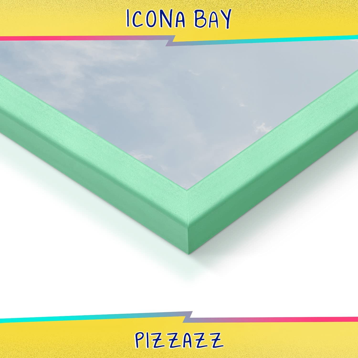 Icona Bay 11X14 Picture Frame  Pastel Green Solid Wood Scandinavian Style Frame For Photo  Pizzazz Collection