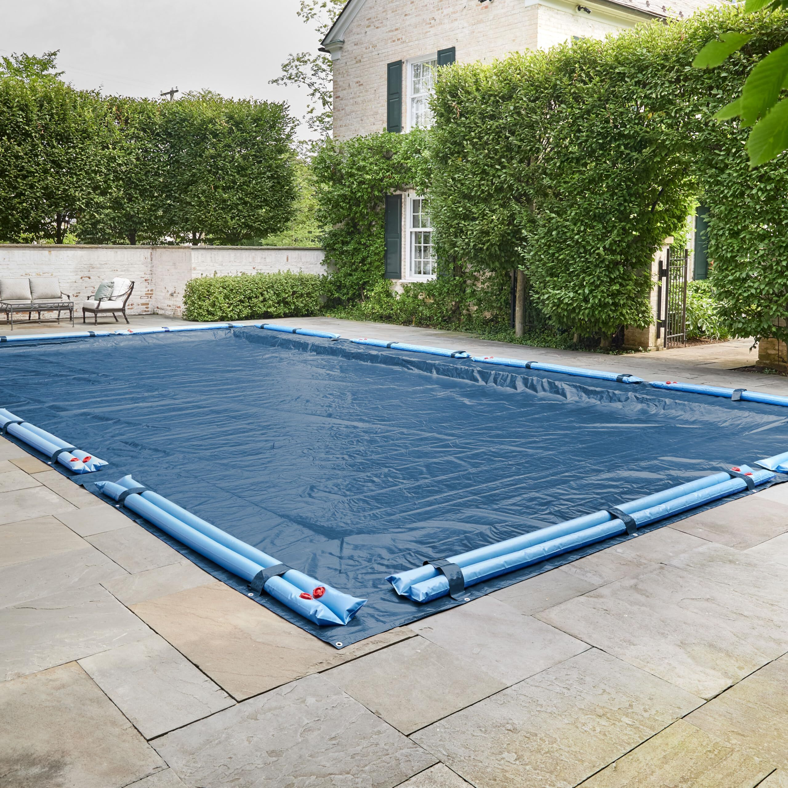 Dohenys Commercial-Grade Winter Pool Cover For Inground Pool | Featuring Exclusive Tear Resistant Weave | The Best Winter Covers For Le (18' X 36'  Economy - 4 Yr.)