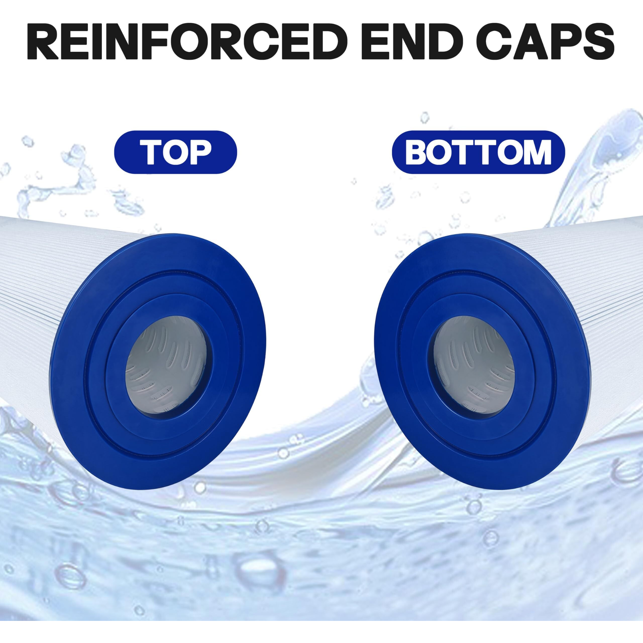 Wowreed Spa Filter Compatible With Prb50-In  C-4950  413-212-02  Fc-2390  J210/ J220/ J235/ J245/ J275  03Fil1600  5X13 Drop In Hot Tub Filter 2 Pack