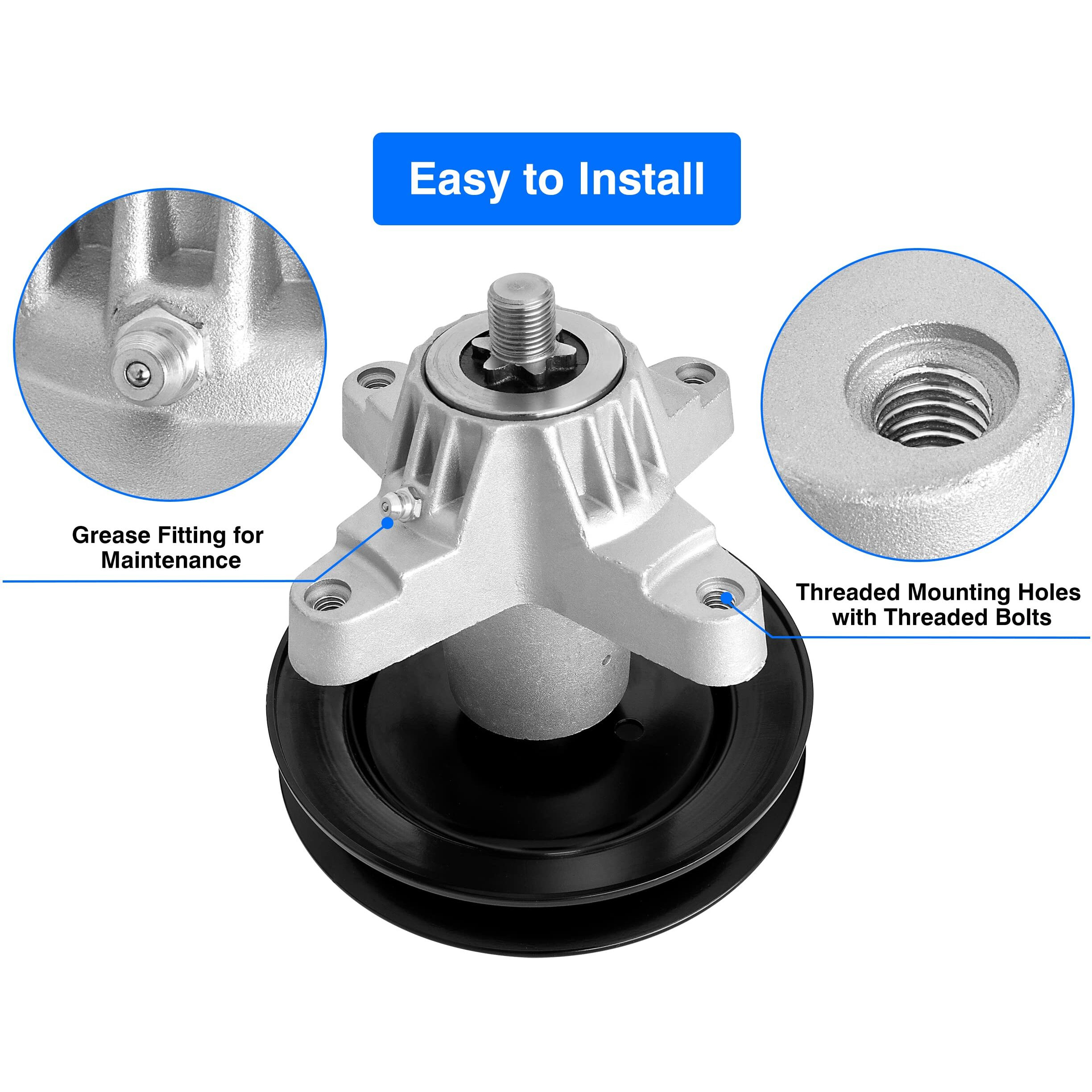 Wyevee 918-04456 Spindle For 42"" Mtd Troy-Bilt Mower - 618-04456 Spindle Assembly For Troy-Bilt Pony Bronco Tractor  Toro Lx425 Lx420 Lawn Tractor  Replace 918-04456B