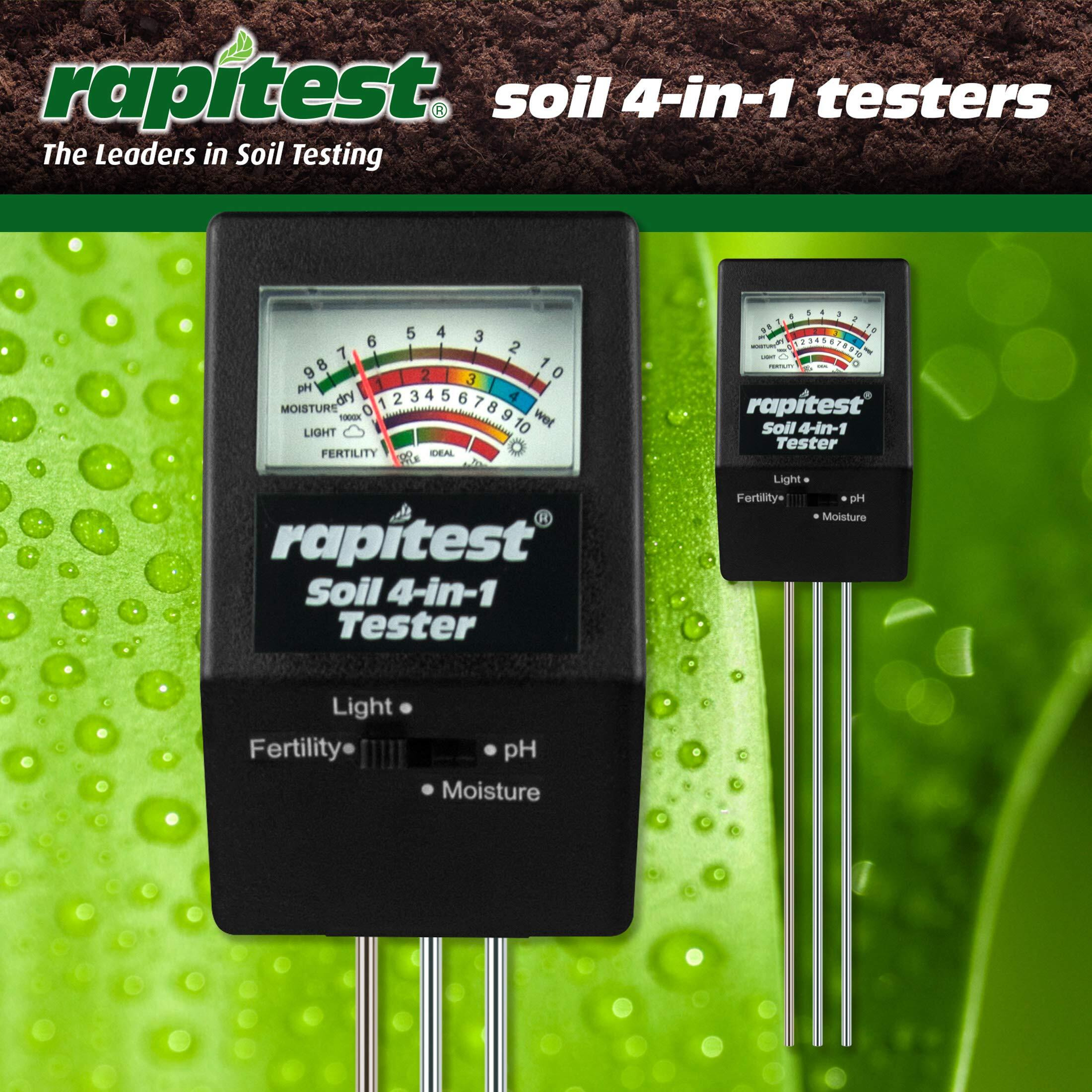Luster Leaf 1818 Rapitest 4-In1 Soil Ph/Moisture/Fertility/Light Tester  Fertility