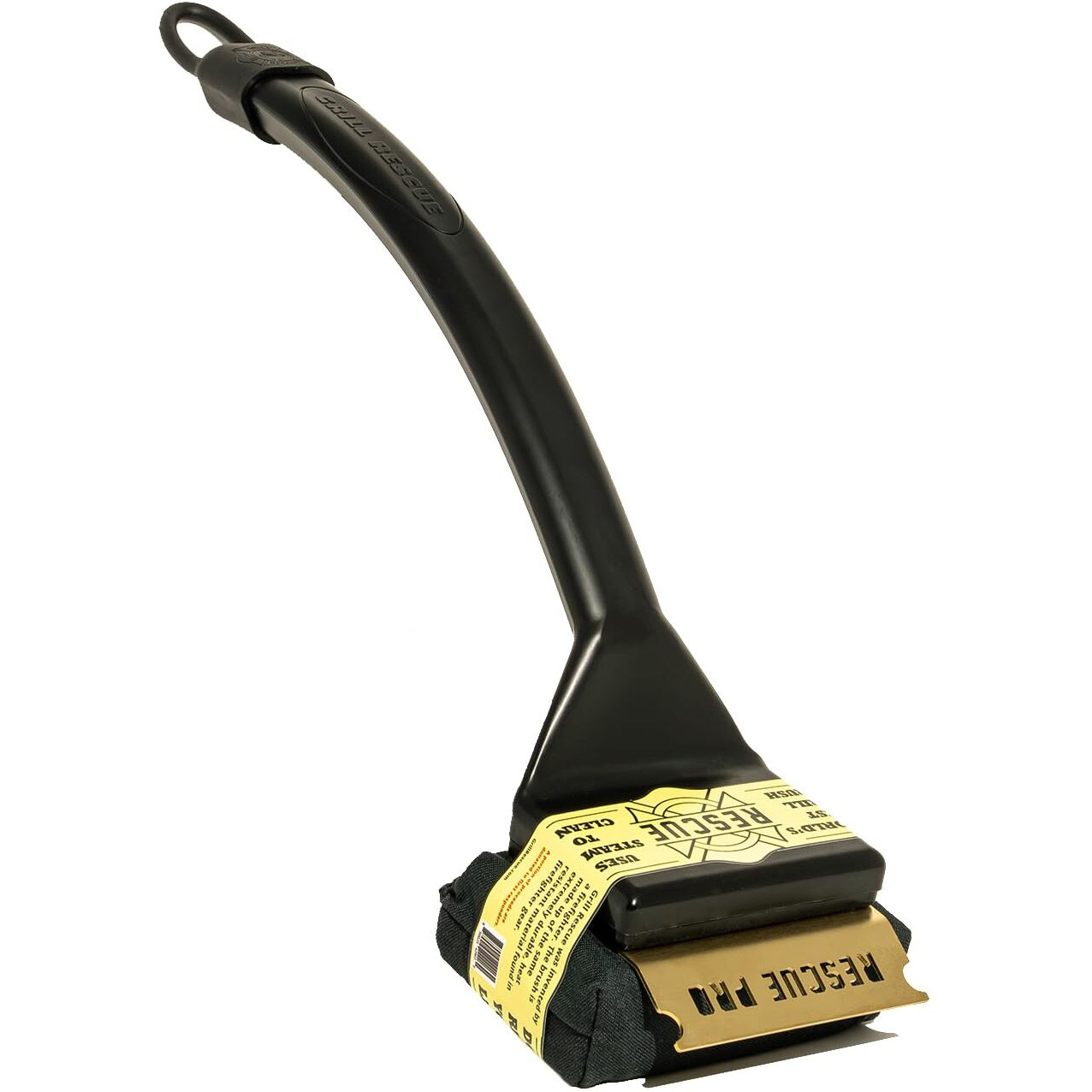 Grill Rescue Bbq Replaceable Scraper Cleaning Head  [Rescue-Upgraded]  Bristle Free  Durable And Unique Scraper Tools For Cast Iron Or Stainless-Steel Grates  Barbecue Cleaner (Rescue Pro)