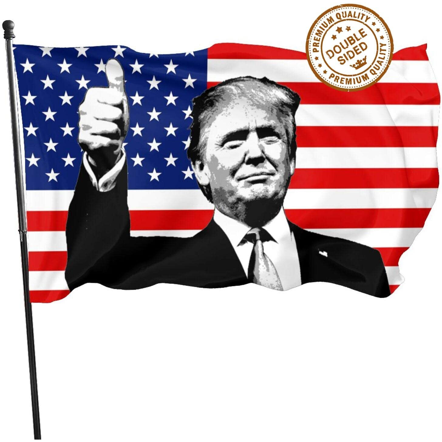 Double Sided Outdoor 3X5Ft Flag Donald-Trump Very Good Home Garden Decoration Flag Durable Fade Resistant For All Weather Outdoor
