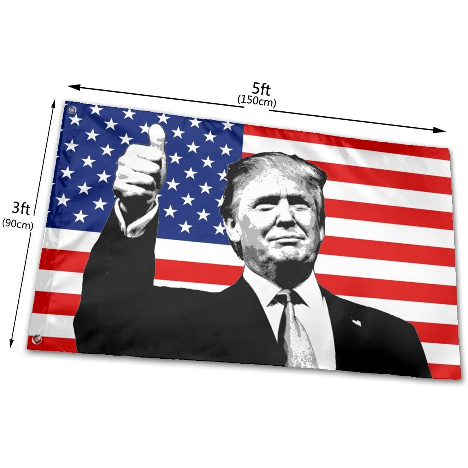 Double Sided Outdoor 3X5Ft Flag Donald-Trump Very Good Home Garden Decoration Flag Durable Fade Resistant For All Weather Outdoor