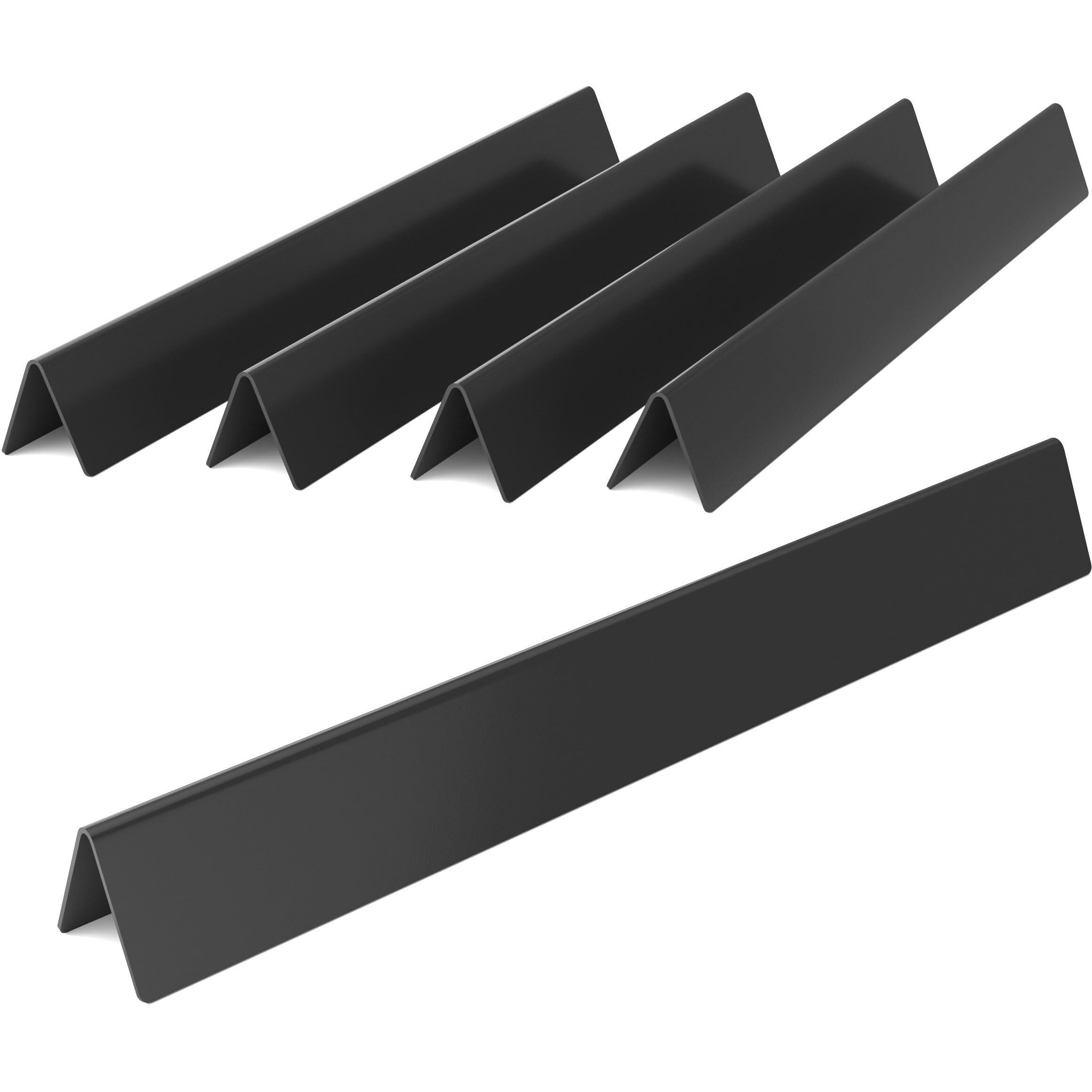 Rushare 22.5-Inch Heavier Flavorizer Bars Replacement For Weber Genesis Silver/Gold B & C  Spirit E-310  Spirit 300 Series (Side-Mounted Control) Grill Parts  Porcelain-Enameled  5-Pack