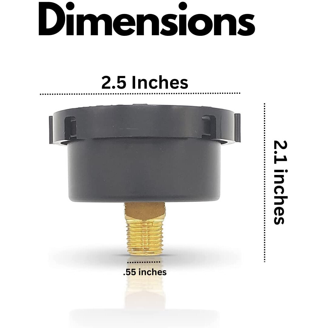 Swimables Ecx2712B1 Pressure Gauge Replacement For Hayward De  Sand And Cartridge Filters | Compatible With Hayward Progrid De Filter  Swimclear Filter And Xstream Filters | Also Replaces 190059