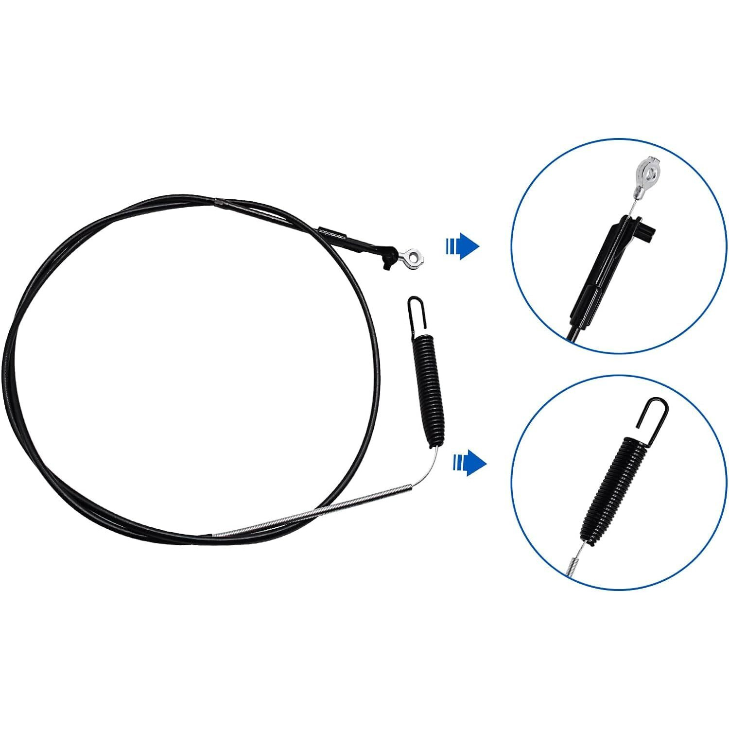 Fascinatte 133-8158 Blade Brake Cable Kit For Toro 30'' Timemaster 20199 20200 20975 20977 Replace 120-6243