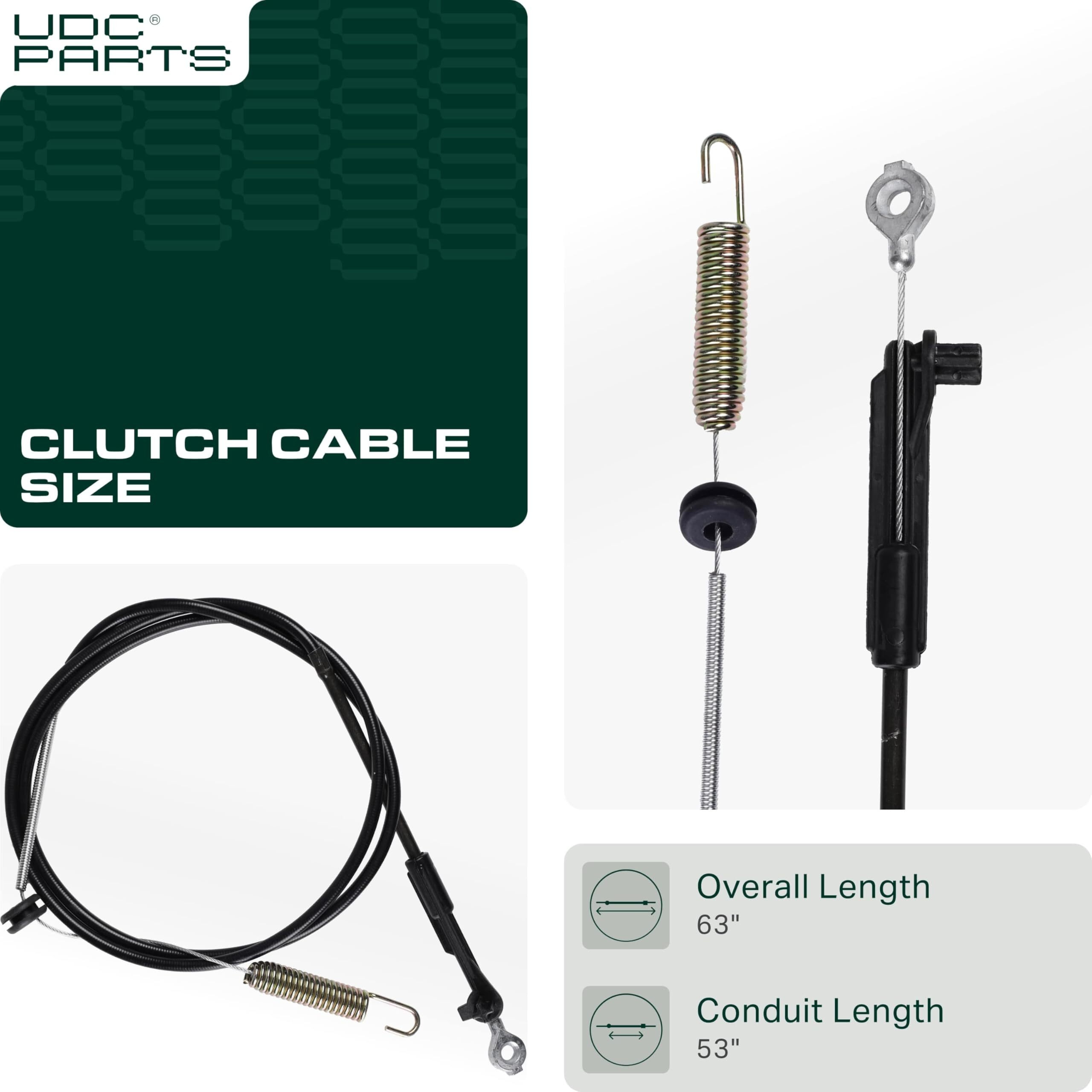 Udc Parts 115-8439 Clutch Cable For 22 Inch Toro 20333 20373 20333C 20376 20958 21764 21772