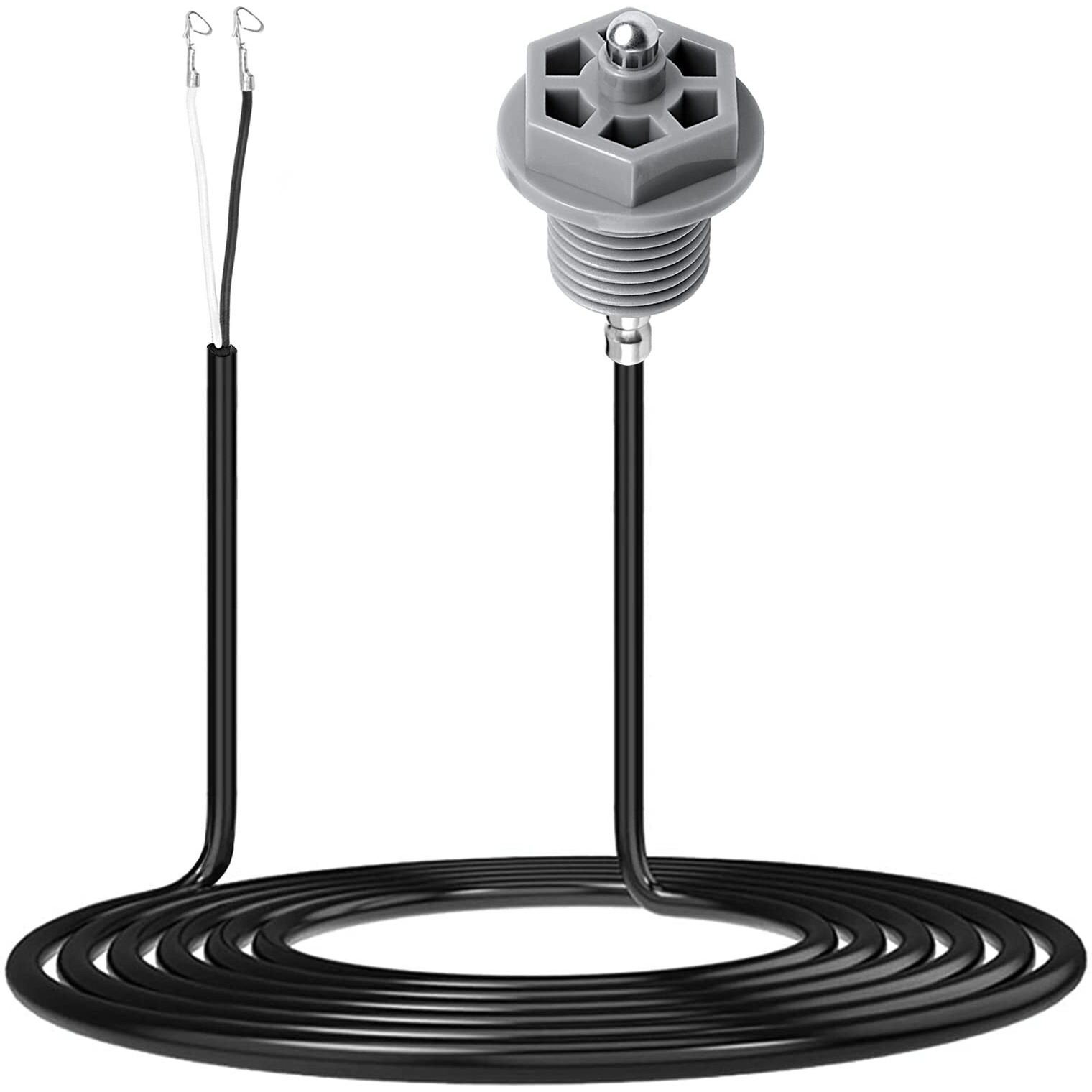 Xmk 6600-166 Temperature Sensor For Sundance Spas And Jacuzzi Hot Tubs  With Curled Finger Connectors And 6540-228 O-Ring