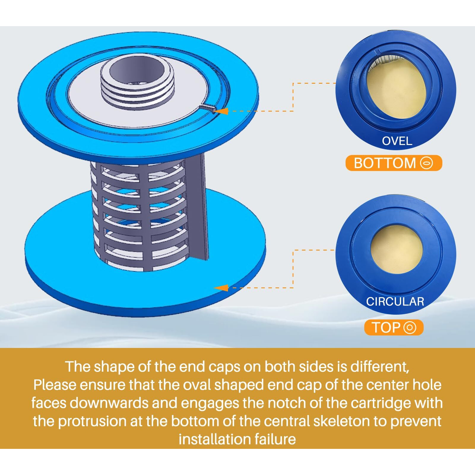 Poolpure Pbf40M Spa Filter Replaces Wellspring 10-00282 Filter  Pbf40M  Pbf40  Pbf40-M 30 Coreless  Sd-01389  8X6 Bullfrog Wellspring Coreless Hot Tub Filters  1Pack  White  Plf-00282 (1Pack)