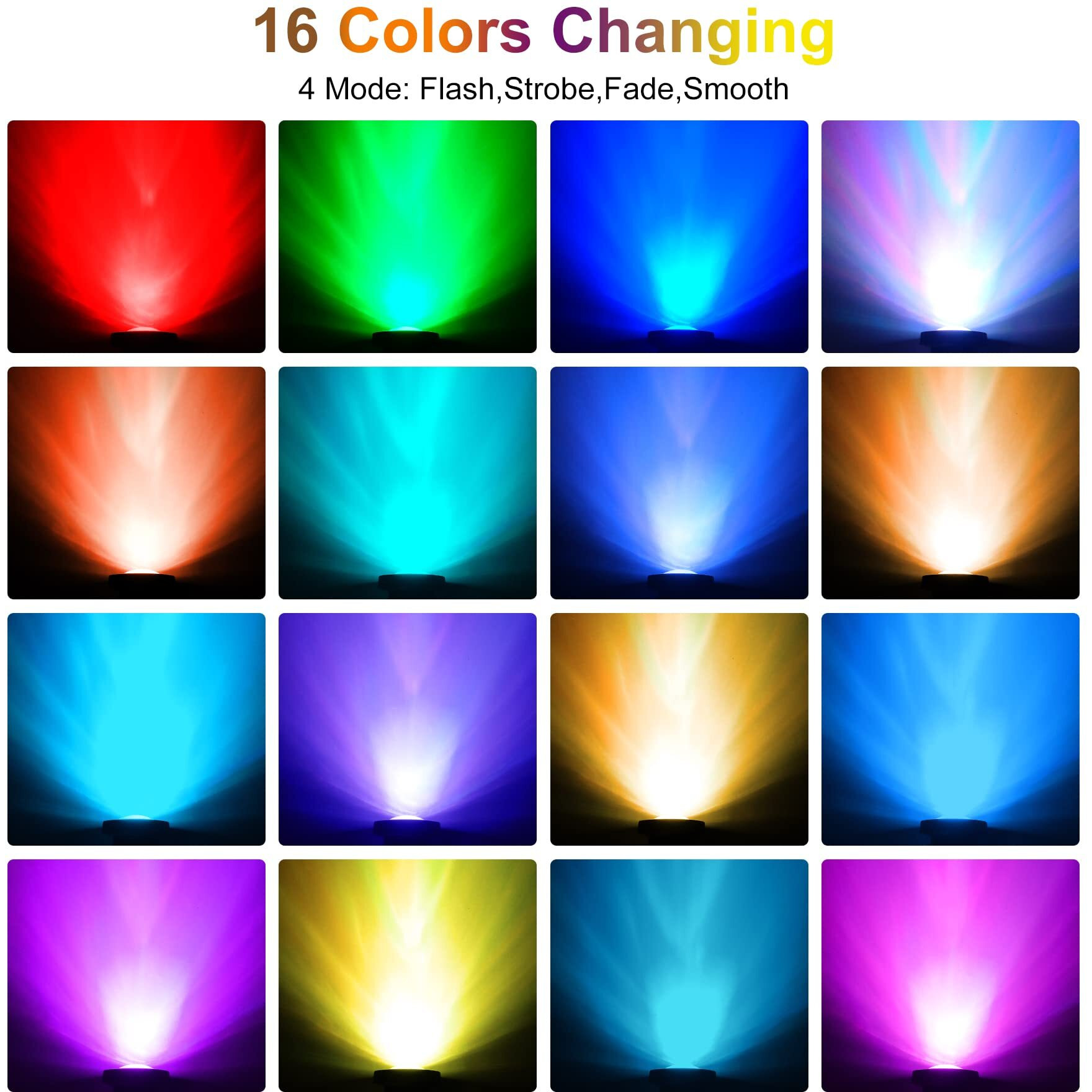 Crepow Rgb Pond Lights With Timer  Led Underwater Submersible Colorful Landscape Spotlights  98Ft Remote Control Ip68 Waterproof Fountain Lights For Fish Aquarium Tank Garden Yard Pool (Set Of 6)