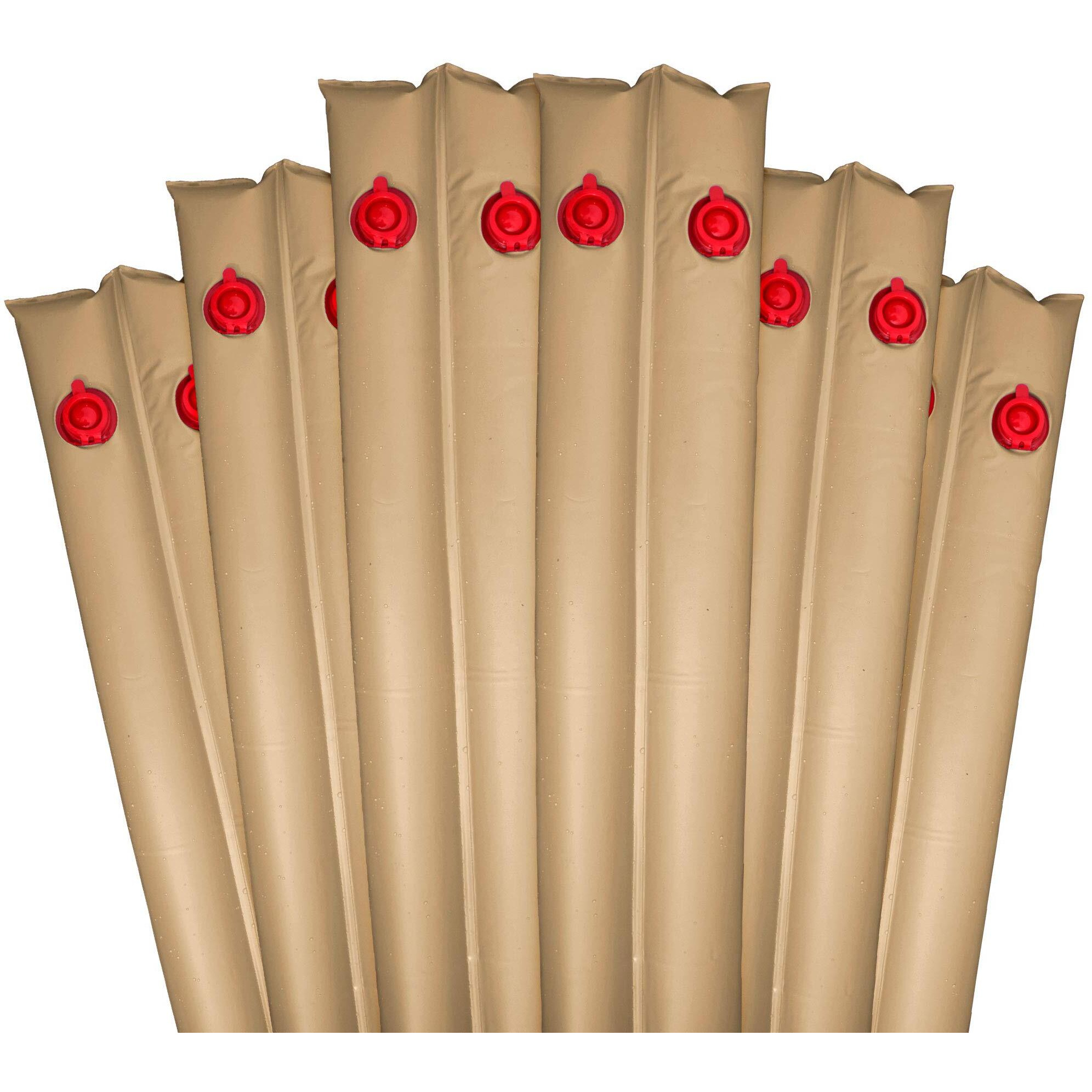 Robelle 3809-Tan-06A Pool Cover Weights  6-Pack  8 Ft. Tan Double Chamber  16 Gauge