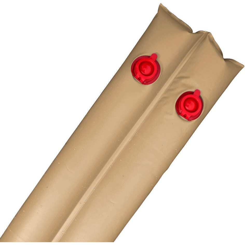 Robelle 3809-Tan-06A Pool Cover Weights  6-Pack  8 Ft. Tan Double Chamber  16 Gauge