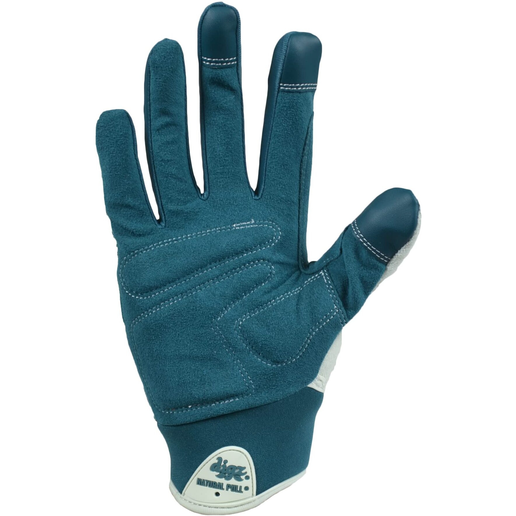 Digz 77861-23 High Performance Women's Gardening Gloves  Work Gloves With Touchscreen Compatible Fingertips  Coral Floral Pattern  Medium