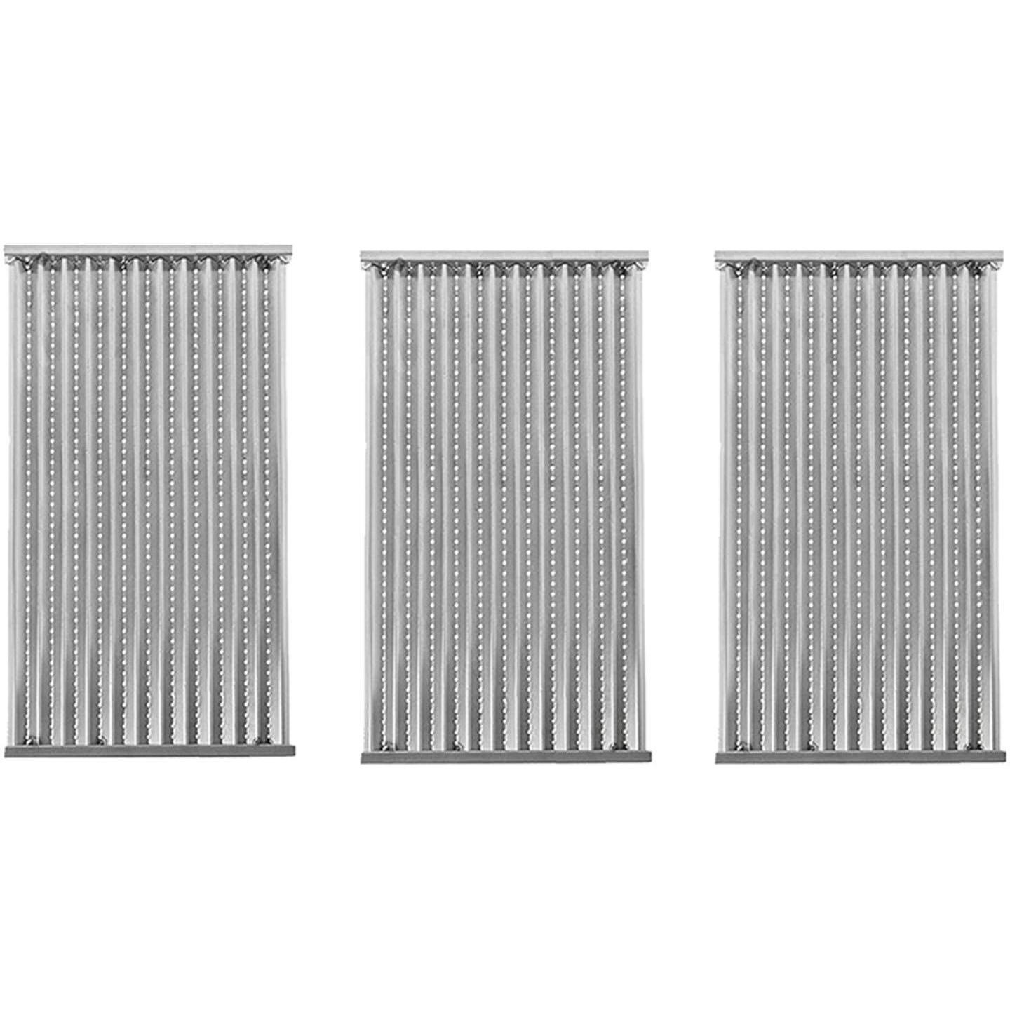 Safbbcue 3 Pack Stainless Steel G533-2200-W1 True Infrared Grill Emitter Plates For Charbroil 463242715 463242716 463276016 466242715 466242815 463257520 17 Inch Replacement Grill Emitter Grates Parts