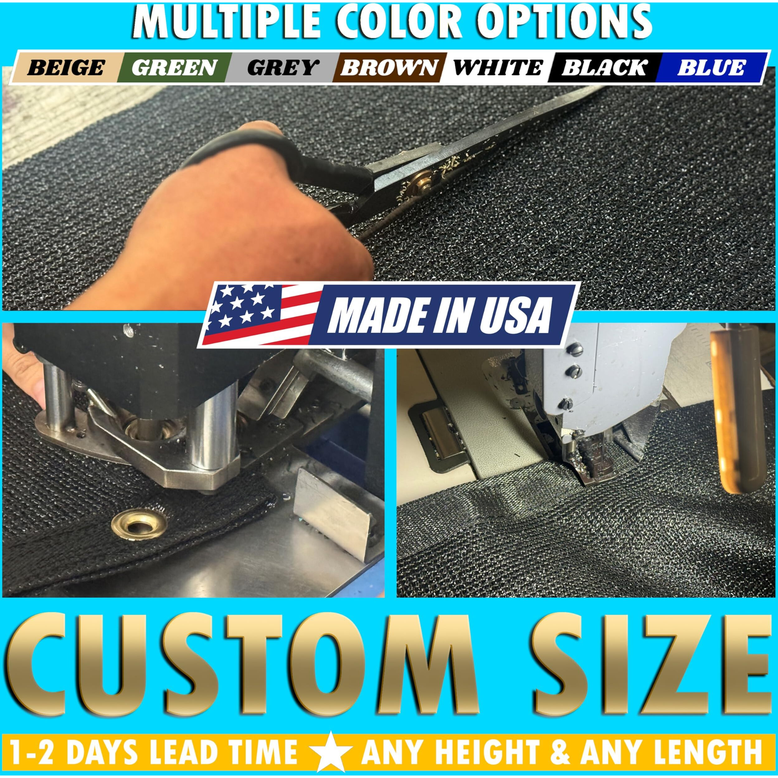 Shademart 5' X 6' Fence Privacy Screen Black Heavy Duty 170 Gsm Fencing Mesh Shade Net With Grommets & Zip Ties  90% Blockage Fence Screen For Balcony Yard Outdoor Garden Pool (We Customize Size)