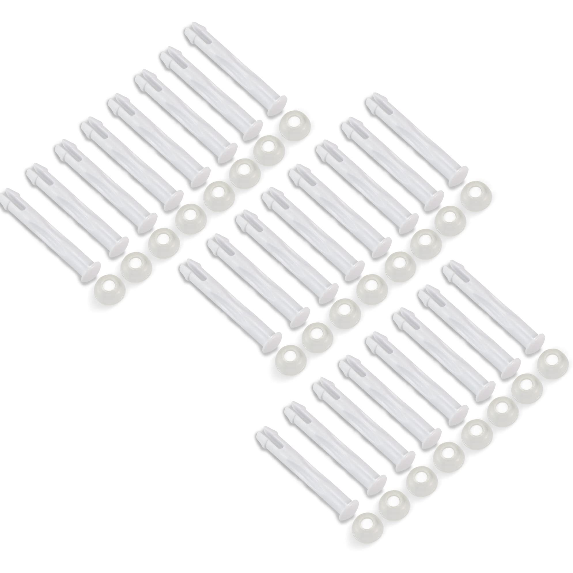 Vypart 25018 Joint Pins & Rubber Seals Kit - 2.75"" Long Pool Pins Gasket Kit For Intex 13' - 24' Round Metal Frame Pools  Pack Of 24