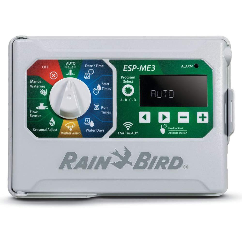 Rain-Bird Controller Indoor Outdoor Lawn Irrigation Sprinkler Timer Espme3 (Controller Only)