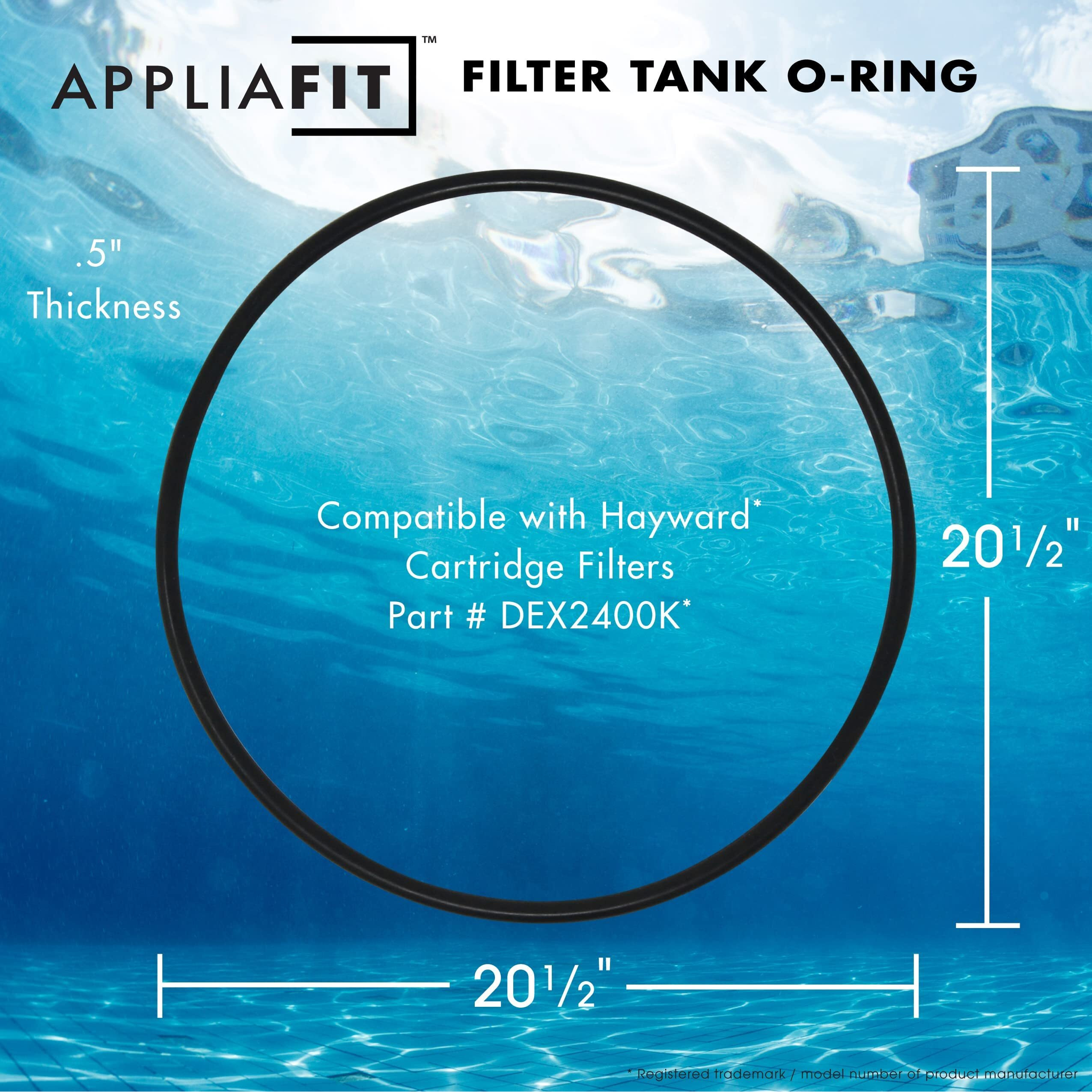 Appliafit Tank O-Ring Compatible With Hayward Dex2400K For Micro-Clear De  Pro-Grid De  Super Star Clear And Swimclear Filters (2-Pack)