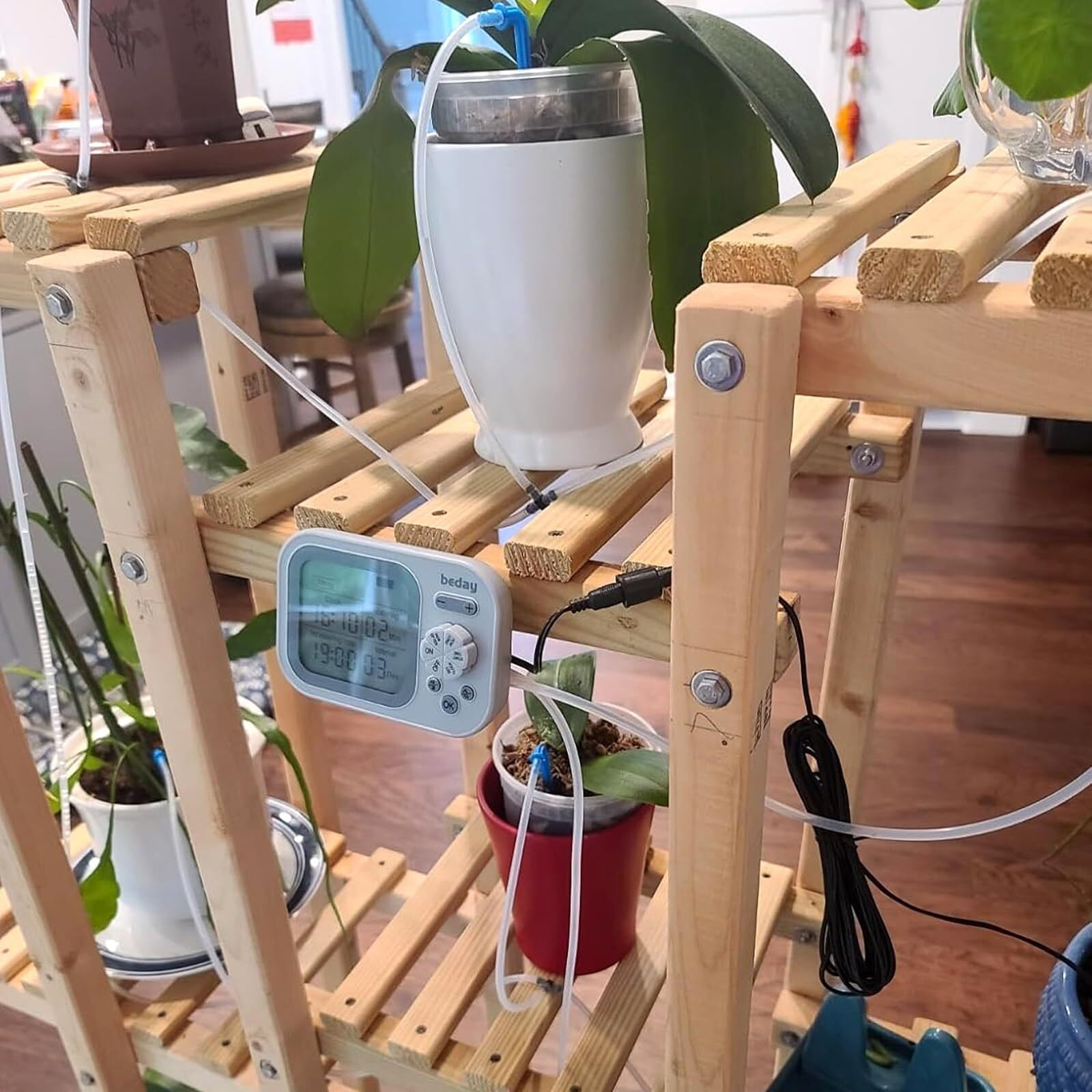 Automatic Plants Self Watering System Indoor Replacement Expansion Kit For 15 Potted Plants  Accessories For Automatic Drip Irrigation Programmable Watering Timer Kit