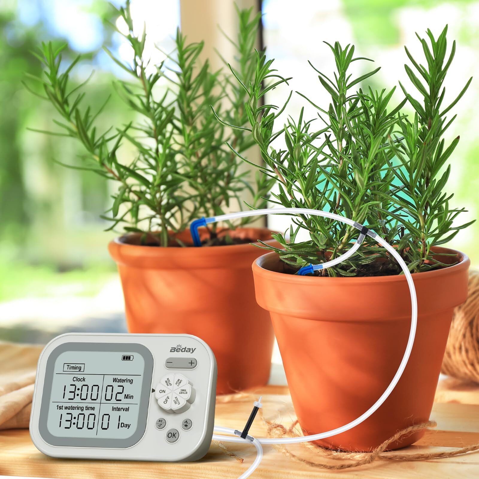 Automatic Plants Self Watering System Indoor Replacement Expansion Kit For 15 Potted Plants  Accessories For Automatic Drip Irrigation Programmable Watering Timer Kit