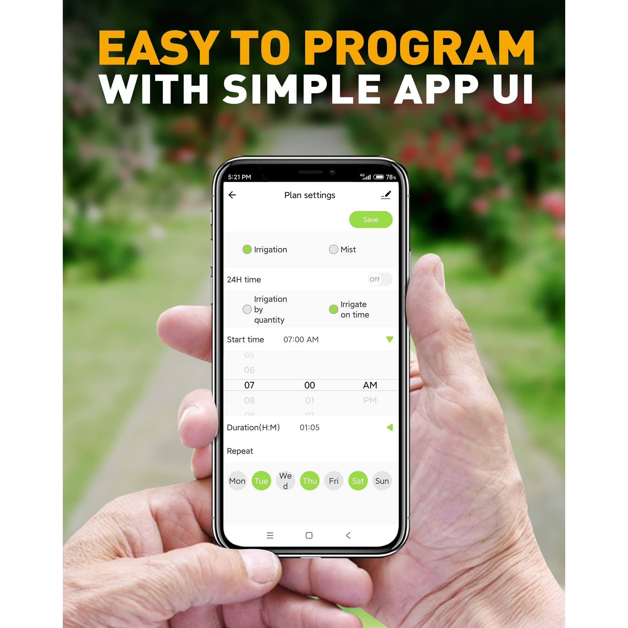 Rainpoint Wifi Water Timer  Smart Sprinkler Timer Hose Timer Wifi Irrigation Controller  Smart Sprinkler System Valve  App & Voice Control  Weather-Based Automatic Rain Delay  Brass Inlet & Outlet