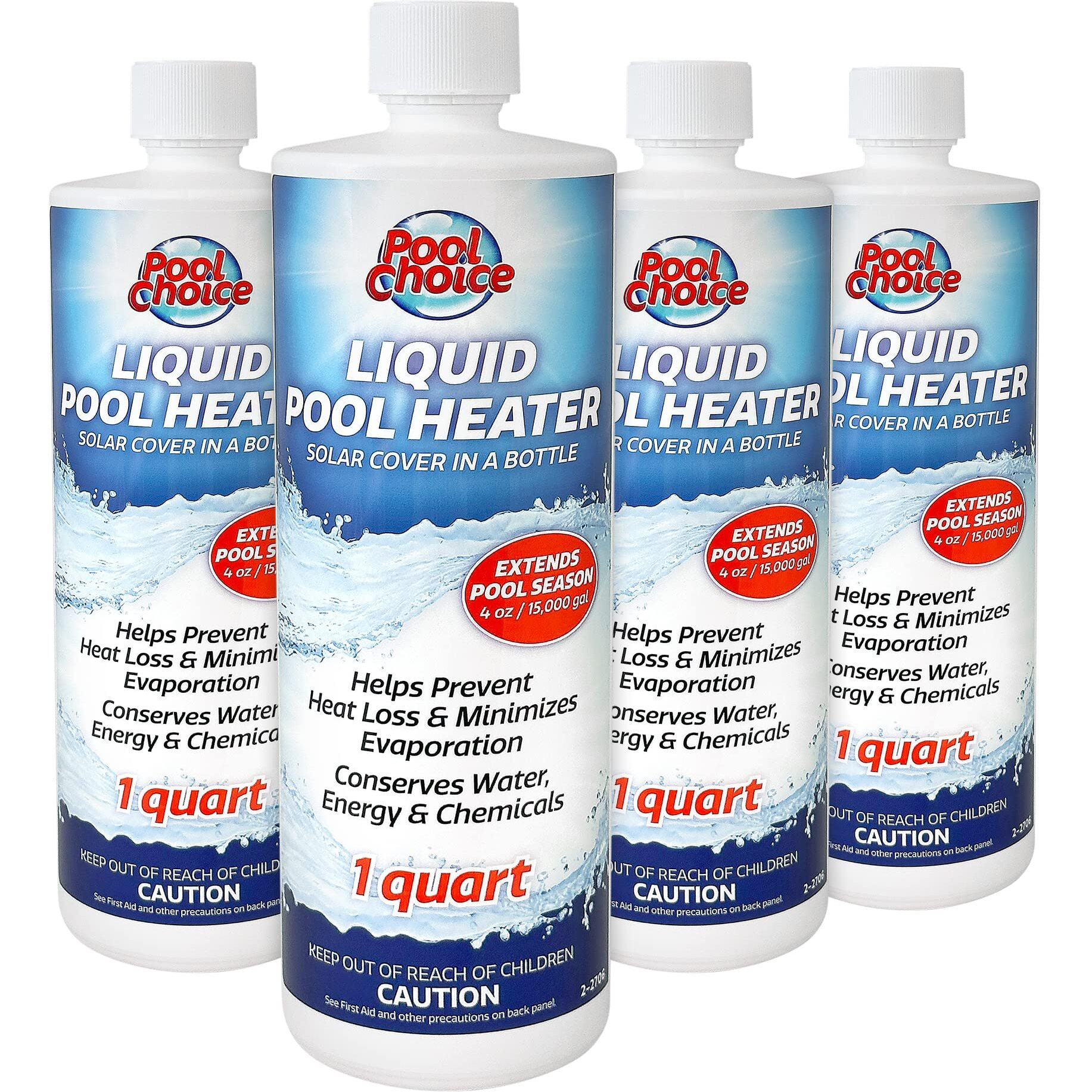 Spachoice 2-2706-04-A Solar Pool Heater For Pools  1-Quart  4-Pack