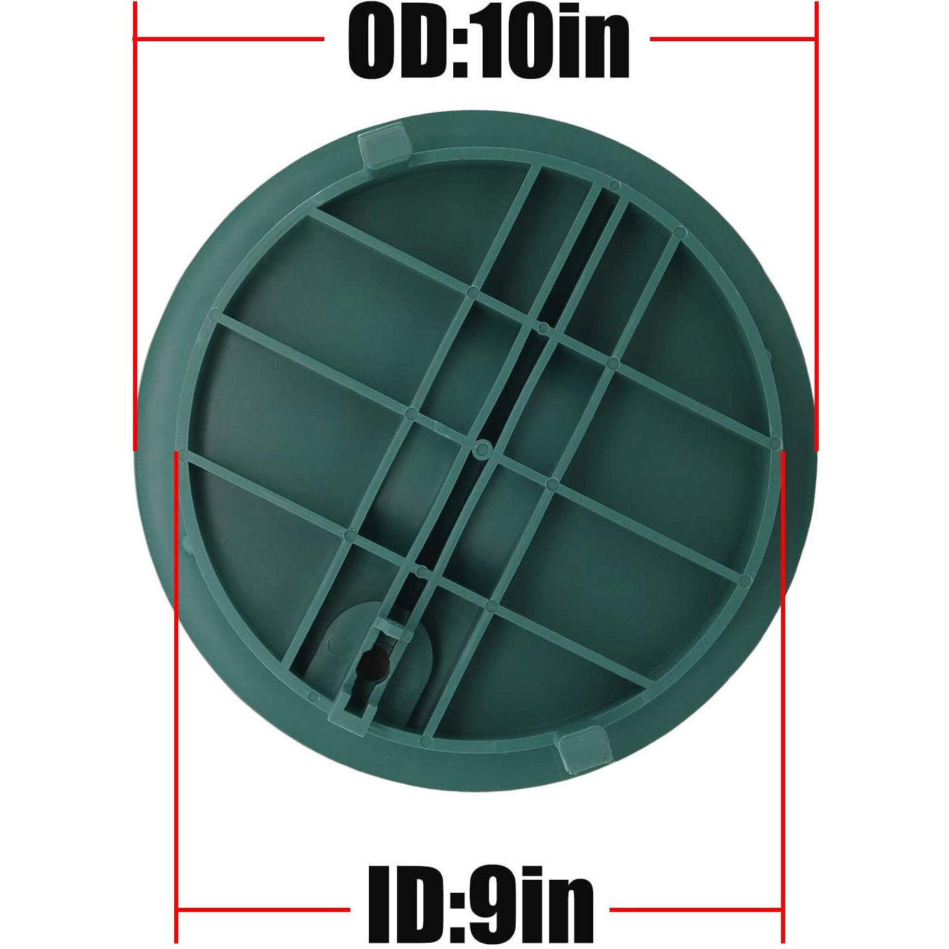 Bandelt 10"" Valve Box Cover Lid Replacement For Sprinkler System Irrigation Circular Valve Box Lid