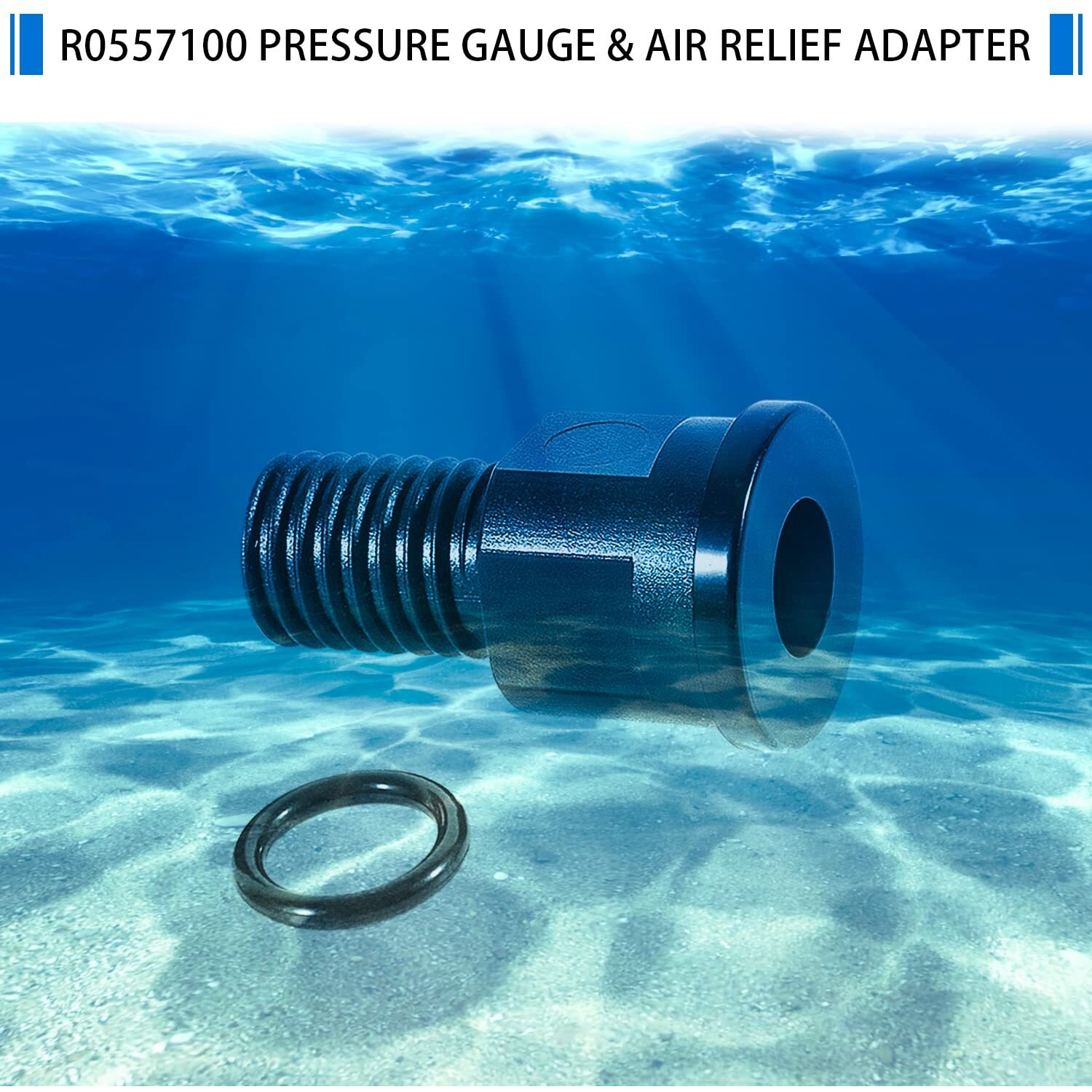 Besttruck R0557100 Pressure Gauge & Air Relief Adapter Replacement For Select Zodiac Jandy Cs Series Cartridge Filter
